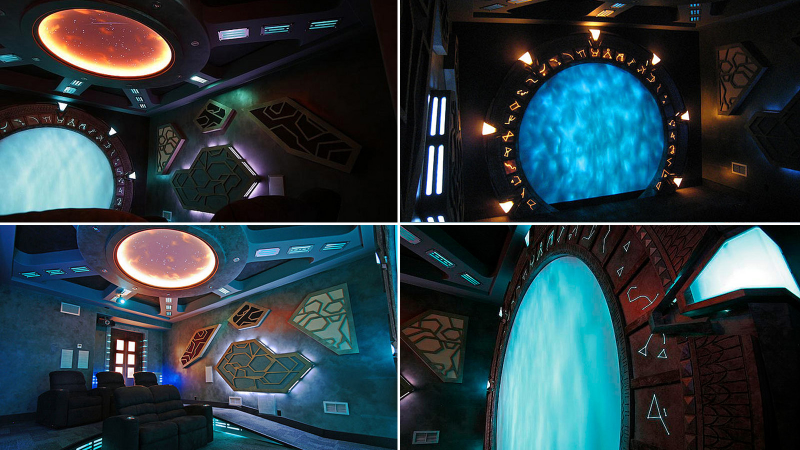 Illustration for article titled 16 Obscenely Over the Top Home Theaters
